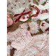 Mademoiselle Pearl Strawberry Cutsew Cardigan Blouses Skirt JSKs and OPs(Reservation/Full Payment Without Shipping)